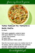 Tuna Tuscan Sauce 330g - Home Chef's Deli